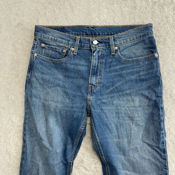 Levis 511 Men's W34 L32 Blue Denim Jeans Slim Straight - Picture 7 of 8